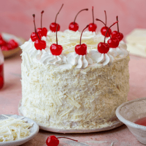White Forest Cake