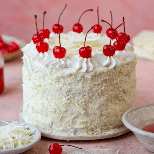 White Forest Cake